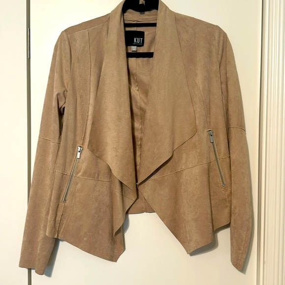 Faux suede jacket - Picture 1 of 5